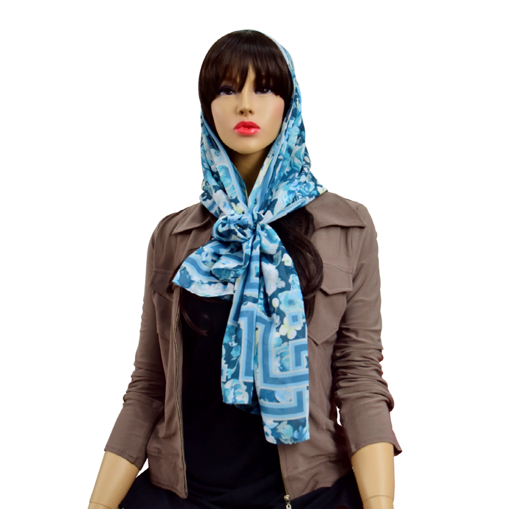 Hijab-Vintage flower