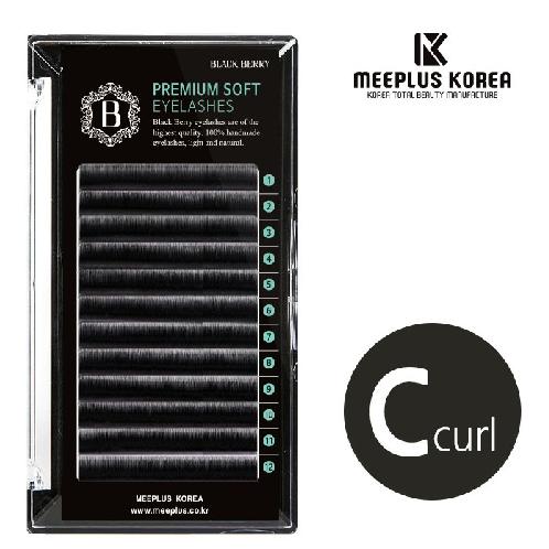MEEPLUS KOREA Black Berry Flat Lash C Curl | MEEPLUS, false eyelash, eyelash extension