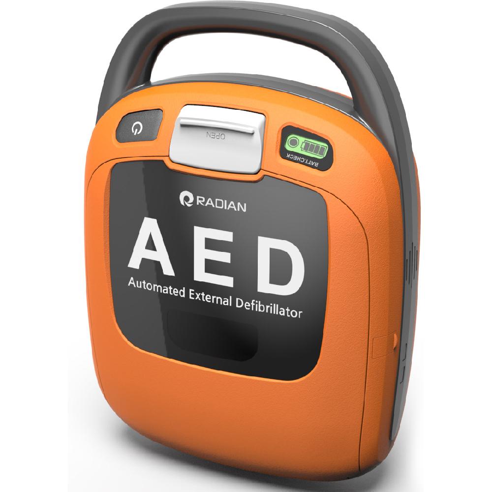 Portable automated external defibrillator CPR AED emergency medical device