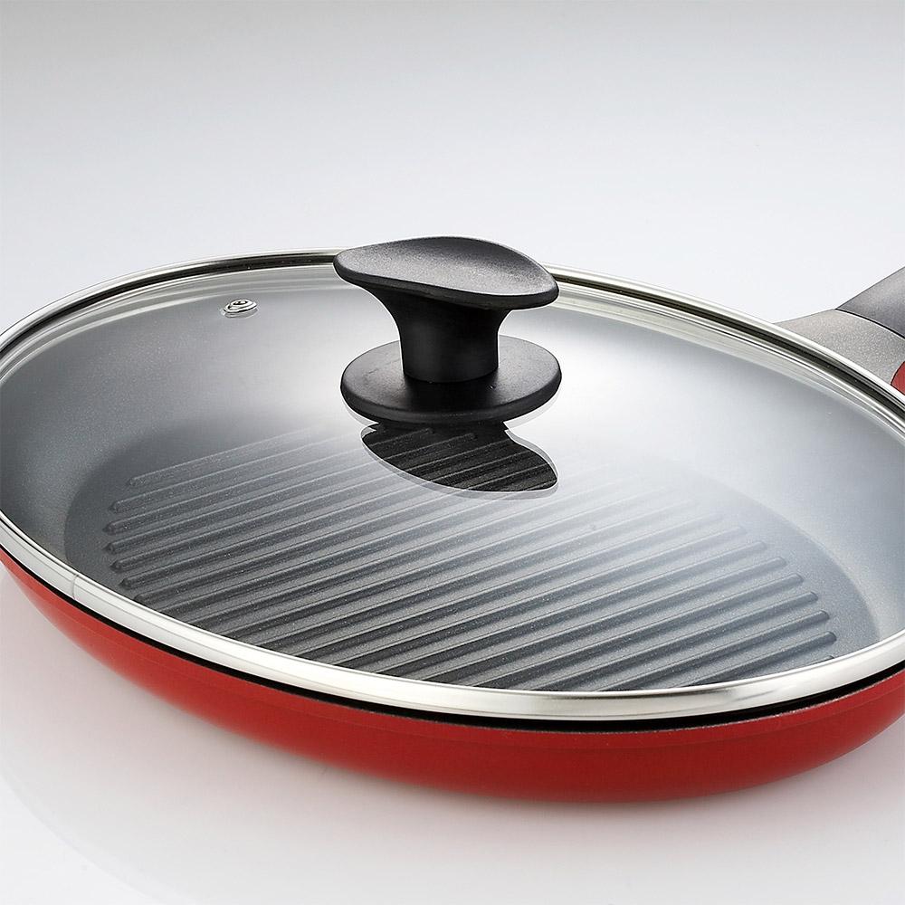 WIDE GRILL PAN 35CM COOKWARE