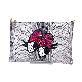 full image Python Skin Spangle Clutch