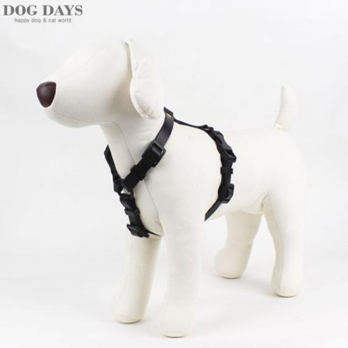 Retro leather black harness(Black)