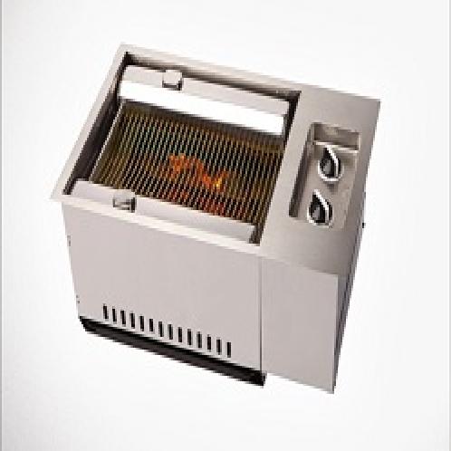 GAS IGNITION CHARCOAL ROASTER 