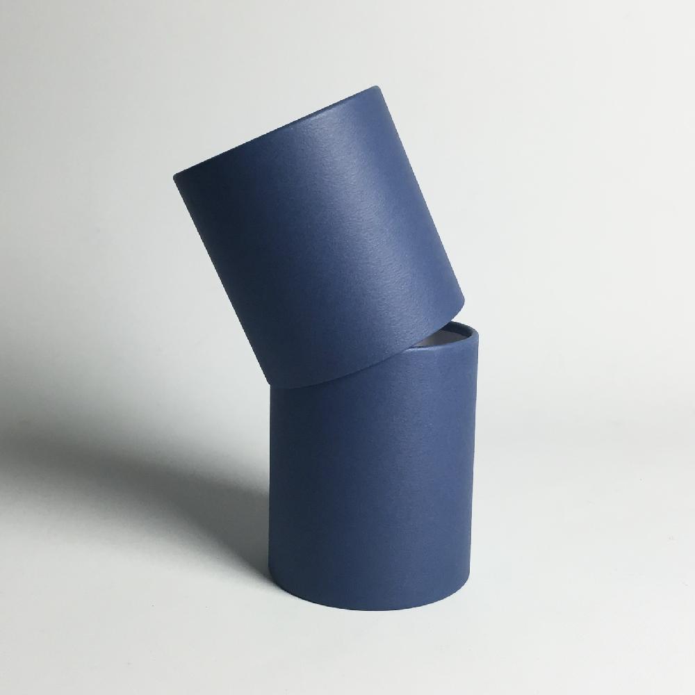 Paper tube box_79x100(Navy blue) Round Candle Soap Cosmetic Packaging Gift Carton Boxes
