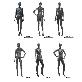 full image FEMALE WINDOW MANNEQUINS (Basic - white, black, beige, grey. or designated color)