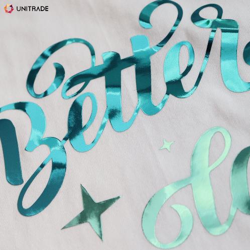 Metallic: Mirror-like metallic finish HTV