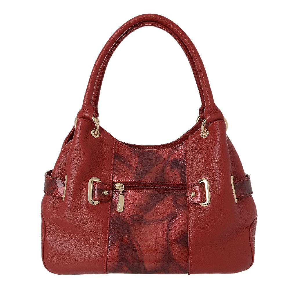 cowhide patternpoint shoulder bag