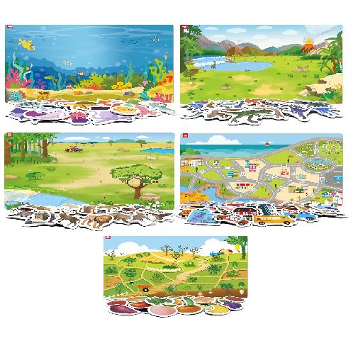 Wall Paper Magnetic Toys