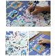 detail image3 Dream Sky Nation-Map Decorative Coloring Painting DIY Paper Continent Map - Russia
