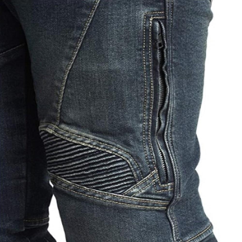 [MAXLER] Men’s Bike Motorcycle Motorbike Kevlar Jeans 1604 Blue