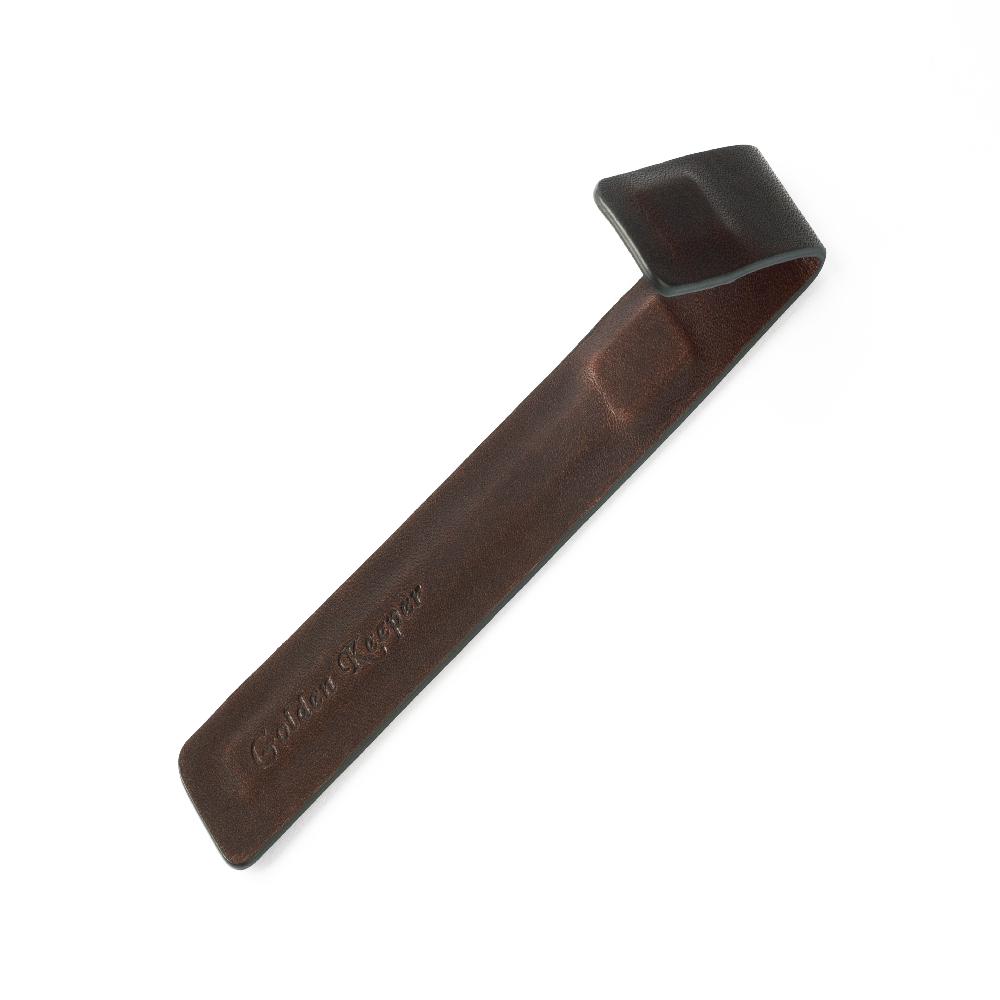 Strong Folding Magnetic Bookmark, North America Genuine Leather, Folding Clips, Simple But Beautiful