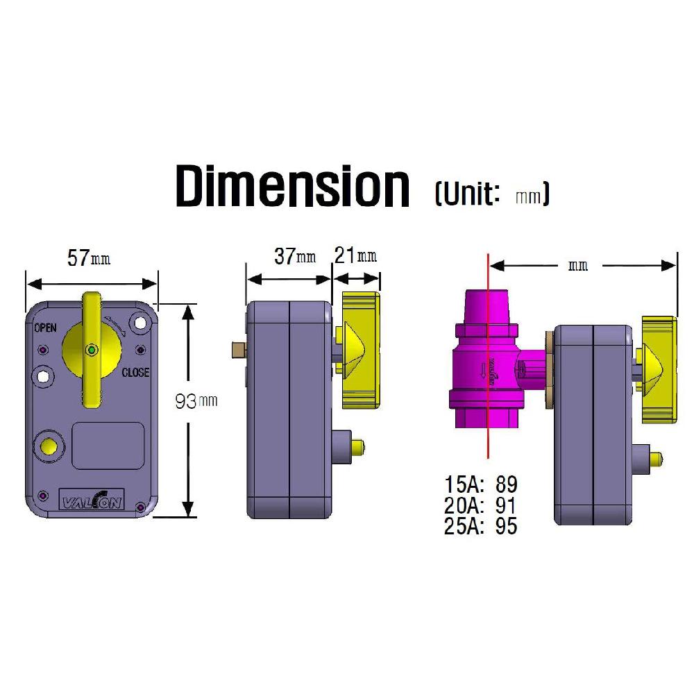 DC 24V Motorized Actuators(Excluding Ball Valve)