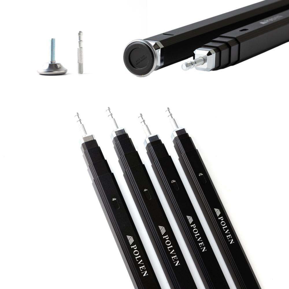 Aluminum adjustable slide tent tarp pole (2,800mm)