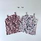 detail image3 Leaf pattern sleeveless shirt, Children's clothes, cotton