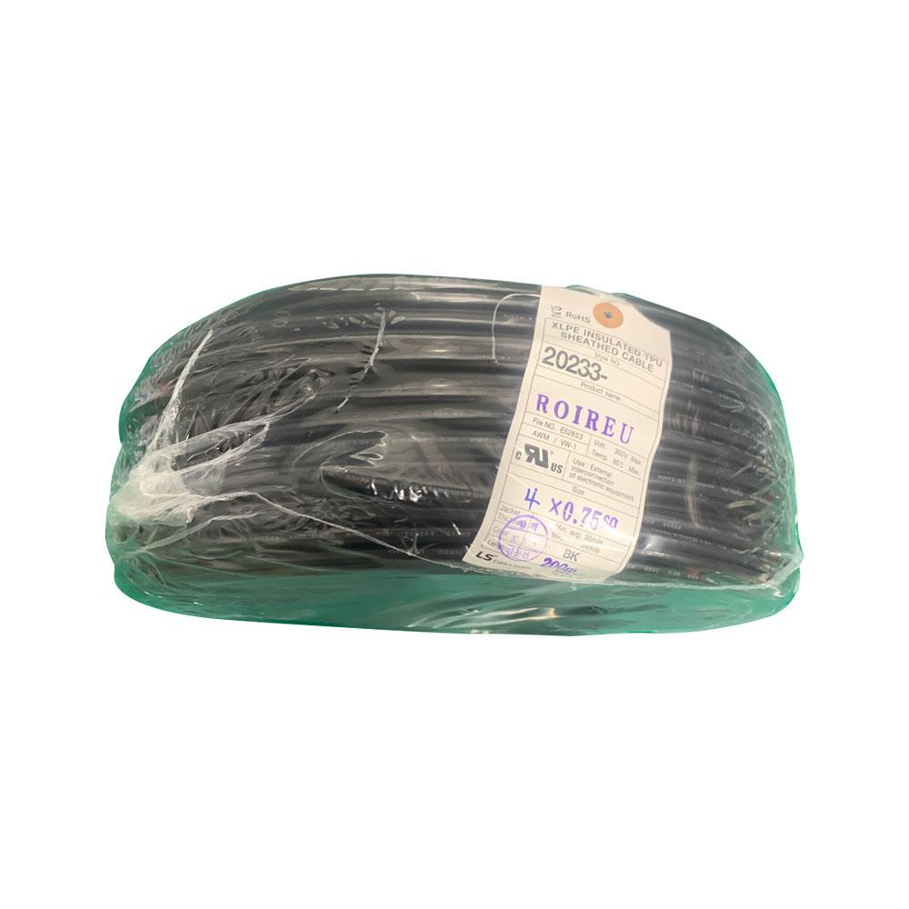 ROIREU 4C X 0.75SQ Medium Speed Operation Unshielded Type Cable