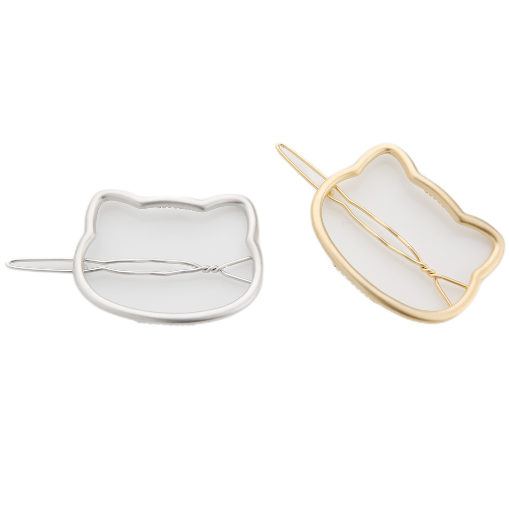 Jinccecil Cat hairpin - Matte Gold