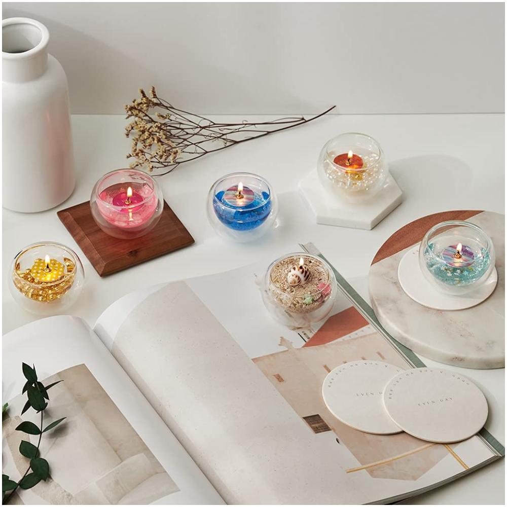 EVENDAY Aroma Candle for Home Scented | 6 Scents Ecofriendly Natural Essential Oil Mayerlemon