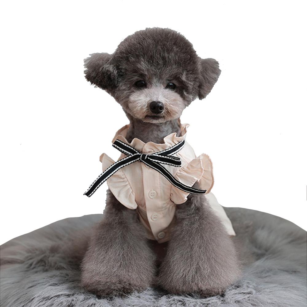 Tint Frill blouses (Apricot / L size)