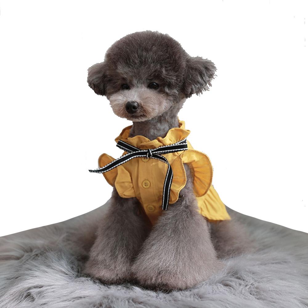 Tint Frill blouses (Yellow / S size)