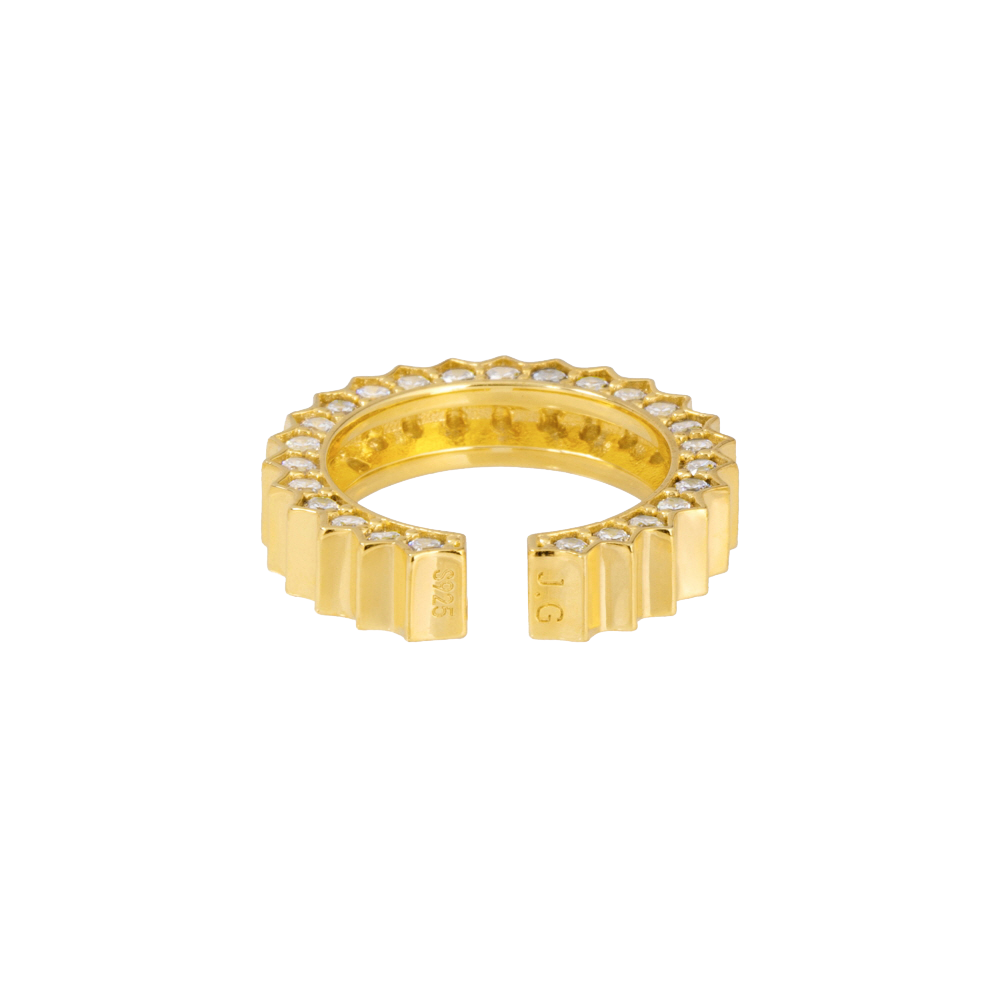 Solar Circle White Ring ( S925 )