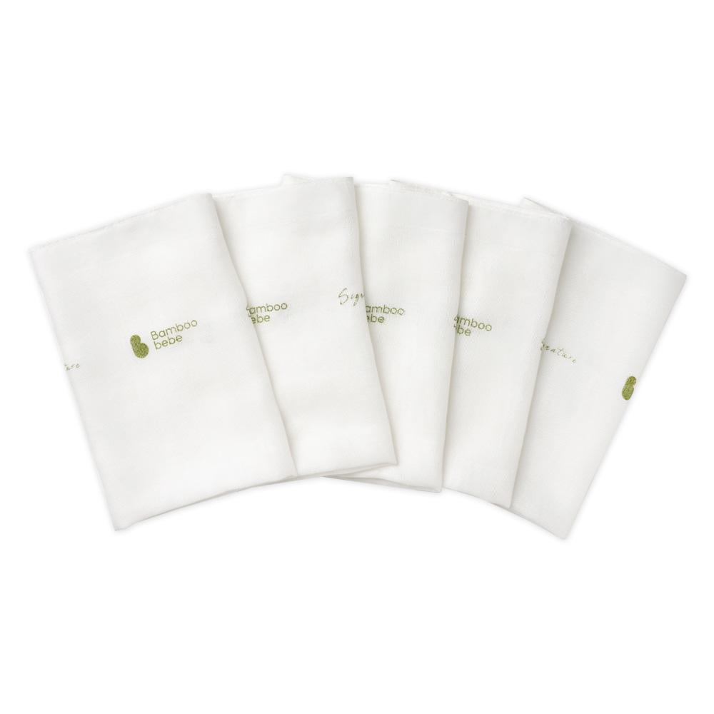 Bamboo Signature Gauze Handkerchief