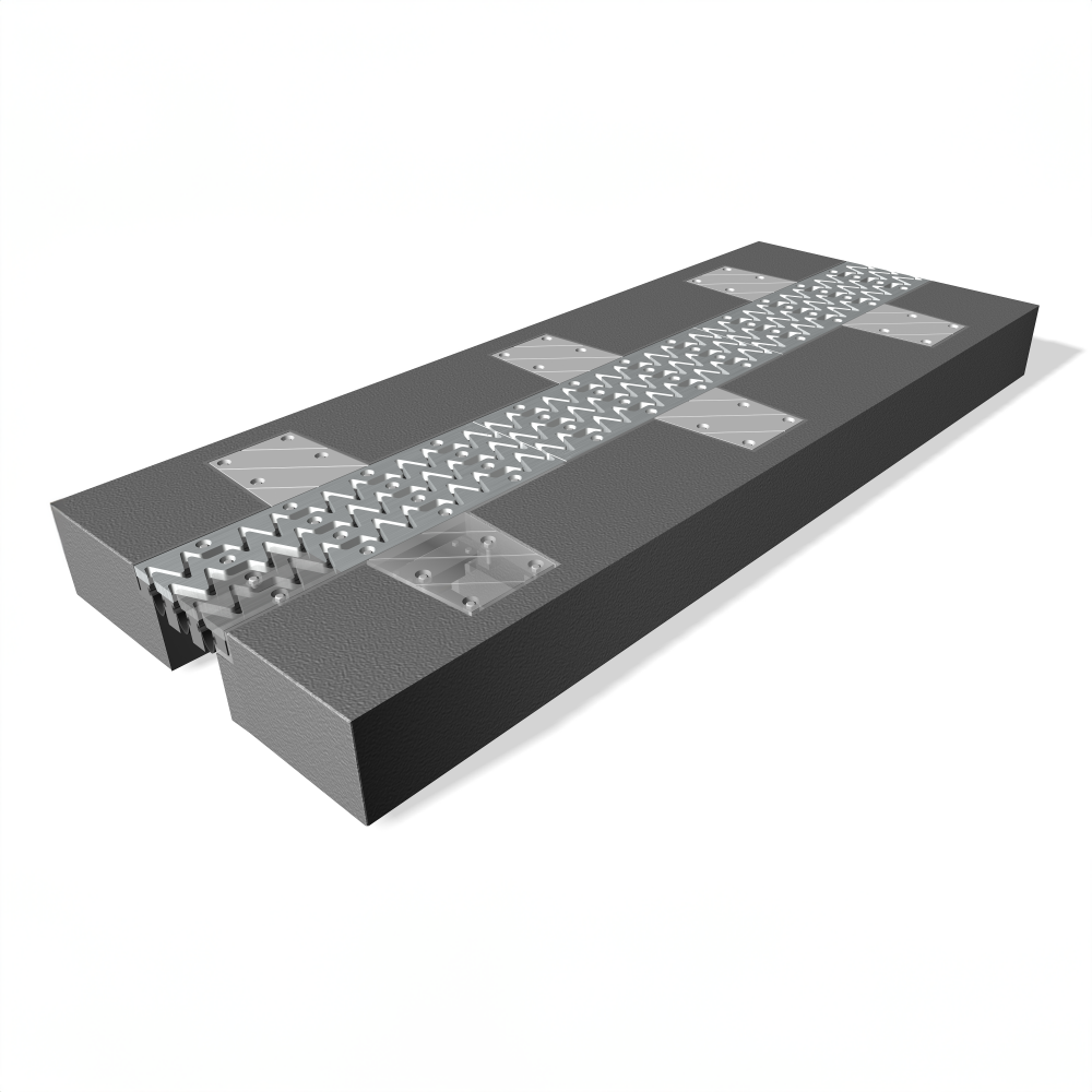 [EXPANSION JOINT for Bridge] Mosaic Finger Rail Replacement System | DBHRS-FR160 ~ DBHRS-FR800