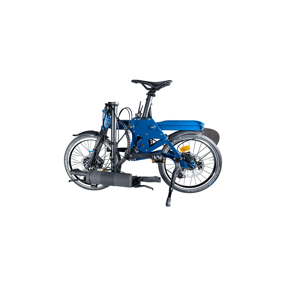 Sliding Folding Mini Velo Electric Bike, E-POP-CYCLE
