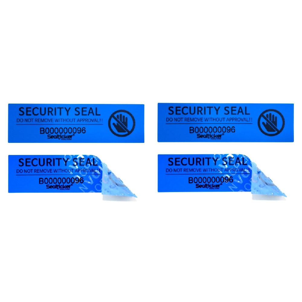 SERIAL NUMBERED SEALING LABEL