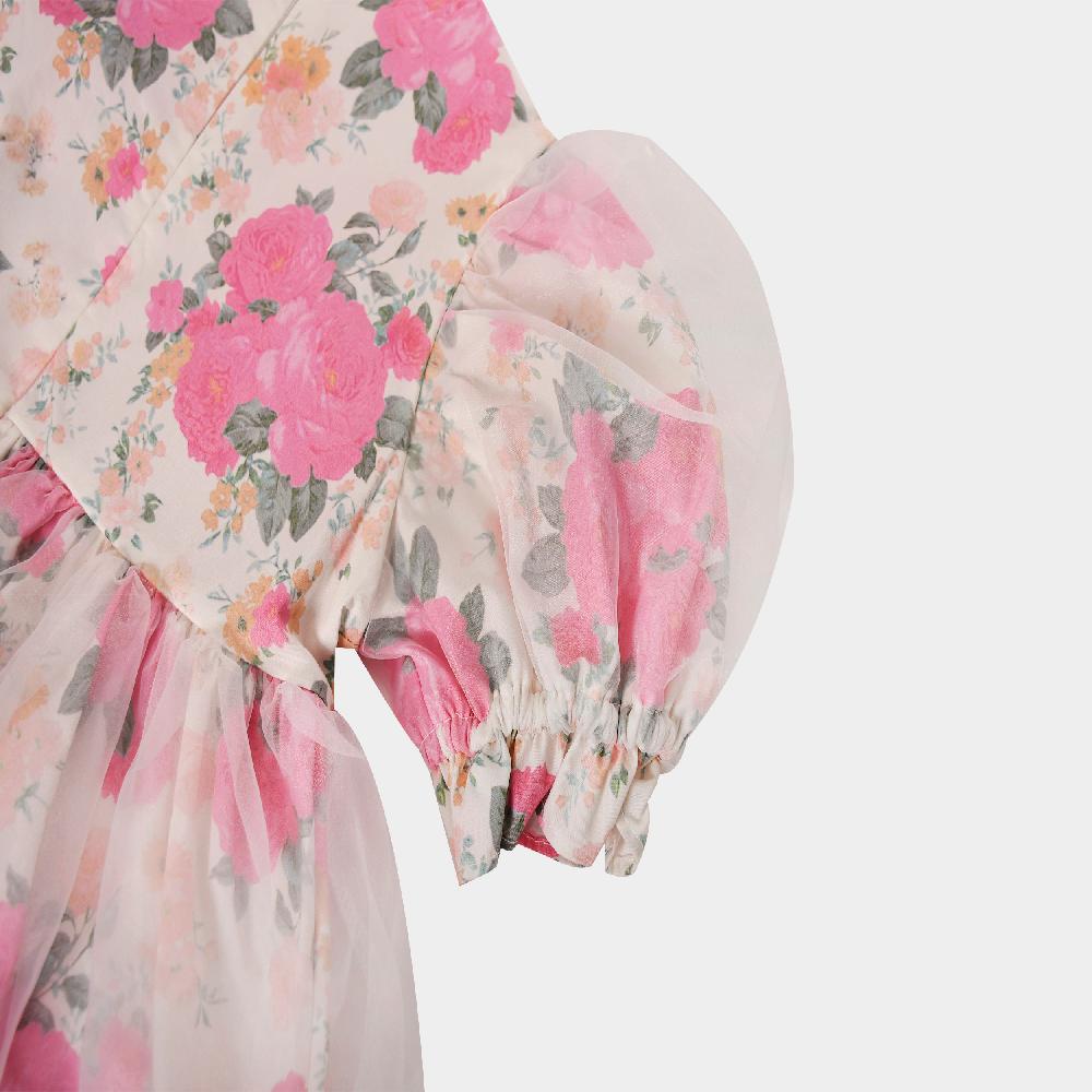Flower organza dress