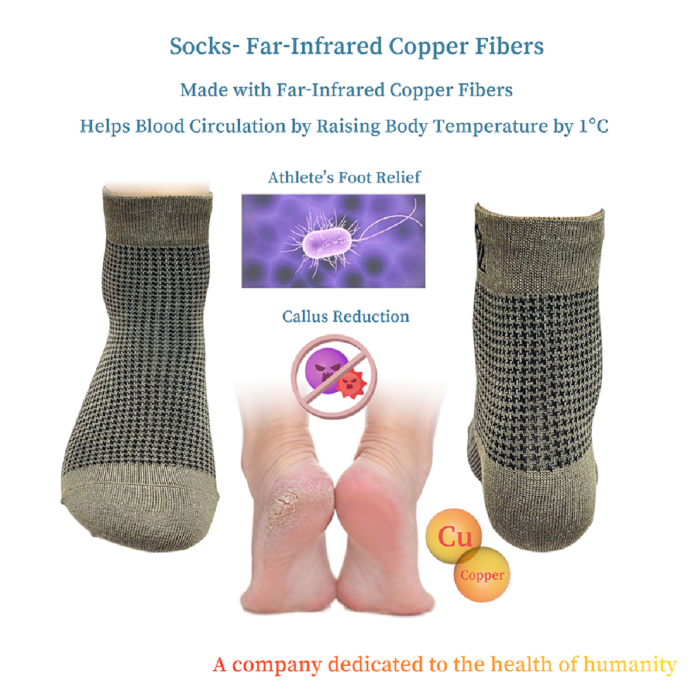 Far-infrared Toe Socks