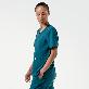 detail image2 Women's-Double-Pocket-Scrub-Top-Ocean-Teal